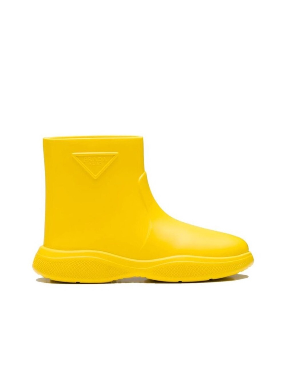 Prada Yellow Rubber Ankle Rain Boot New size 39
